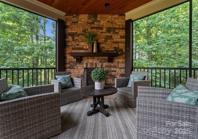 3815 Stoney Ridge Trl, Charlotte, NC 28210 - view of wooden deck