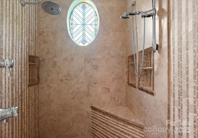 3815 Stoney Ridge Trl, Charlotte, NC 28210 - full bathroom with tiled shower