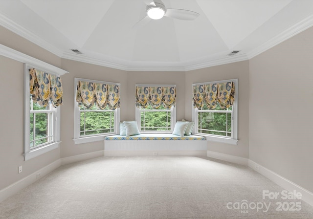 3815 Stoney Ridge Trl, Charlotte, NC 28210 - unfurnished sunroom featuring vaulted ceiling