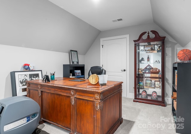 12835 Ninebark Trl, Charlotte, NC 28278 - home office with vaulted ceiling and light colored carpet