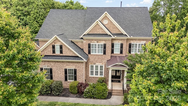 16109 Reynolds Dr, Indian Land, SC 29707 - view of front of home with brick siding and a shingled roof