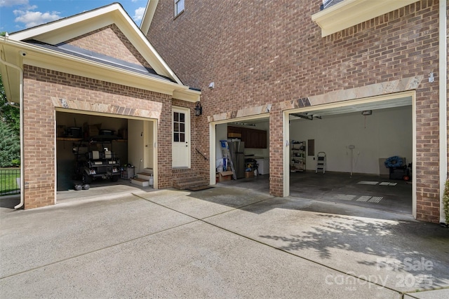 16109 Reynolds Dr, Indian Land, SC 29707 - view of side of property with driveway and brick siding