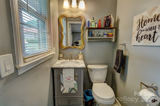 800 Sunset Rd, Cherryville, NC 28021 - bathroom featuring toilet and vanity