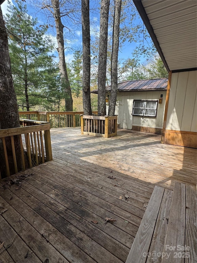 view of deck