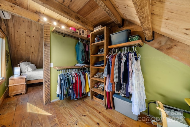 55 Maynards Way, Hendersonville, NC 28792 - walk in closet featuring hardwood / wood-style flooring