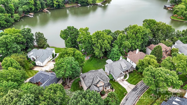 10452 Quiet Bay Ct, Charlotte, NC 28278 - aerial perspective of suburban area with a large body of water