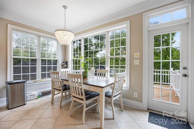 10452 Quiet Bay Ct, Charlotte, NC 28278 - sunroom with a chandelier and plenty of natural light
