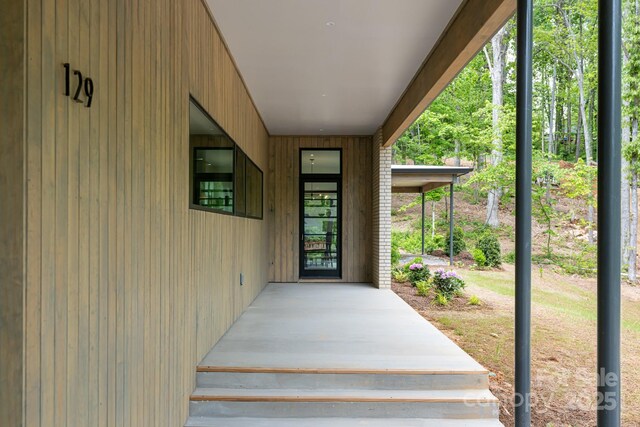 129 English Dr, Candler, NC 28715 - view of property entrance
