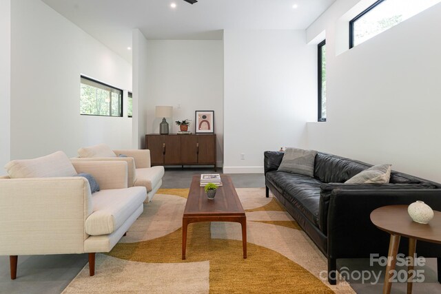 129 English Dr, Candler, NC 28715 - living area featuring recessed lighting