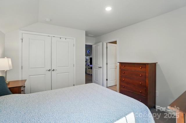 1360 Dali Blvd, Mount Holly, NC 28120 - carpeted bedroom featuring a closet and recessed lighting