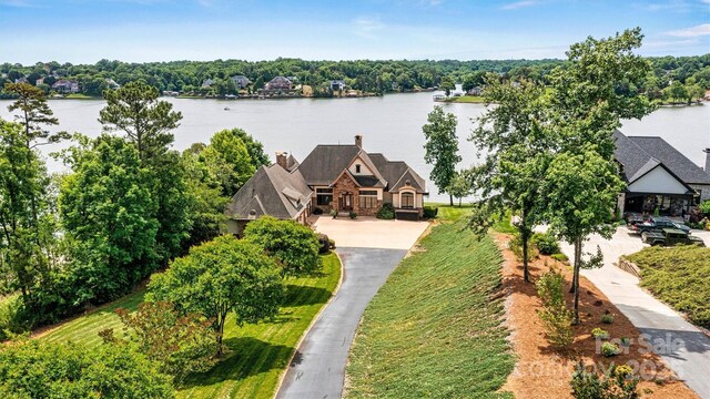 6205 Plantation Pointe Dr, Granite Falls, NC 28630 - view from above of property featuring a large body of water