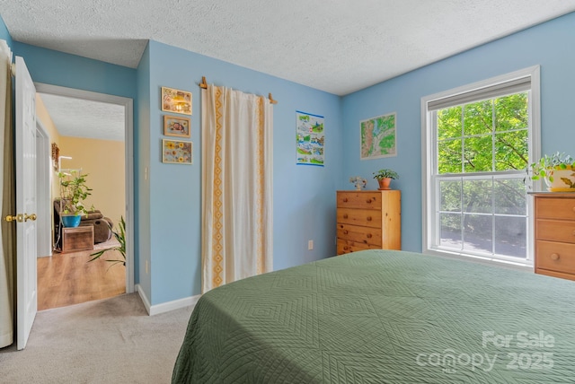11 Louisville Pl, Asheville, NC 28806 - carpeted bedroom featuring a textured ceiling and baseboards