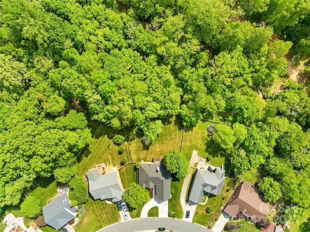 aerial perspective of suburban area