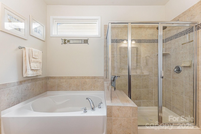 2035 Moultrie Ct, Fort Mill, SC 29707 - bathroom with a stall shower and a garden tub