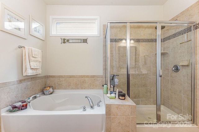 2035 Moultrie Ct, Fort Mill, SC 29707 - full bathroom with a stall shower and a garden tub