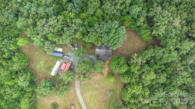 aerial view of property's location