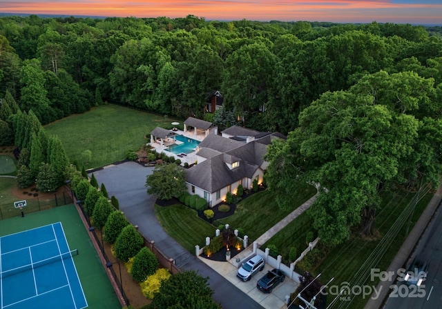8300 Fairview Rd, Charlotte, NC 28226 - drone / aerial view of a forest
