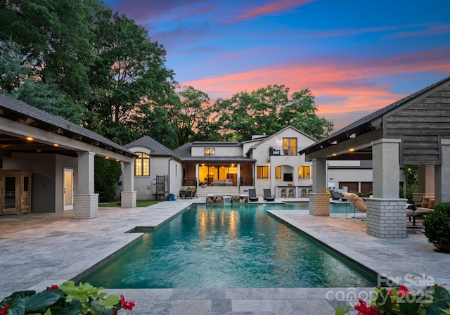 8300 Fairview Rd, Charlotte, NC 28226 - swimming pool featuring a patio area