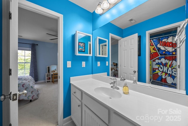 1108 Longwood Ct, Matthews, NC 28104 - ensuite bathroom featuring vanity and baseboards