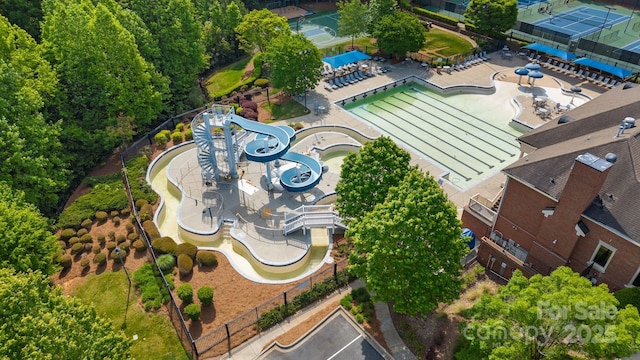 1108 Longwood Ct, Matthews, NC 28104 - aerial view