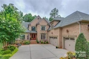 1921 Notchwood Ct, Clover, SC 29710 - traditional home with concrete driveway and a garage
