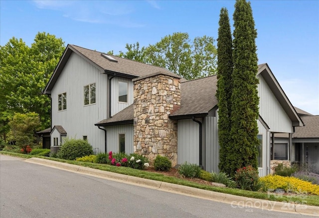 452 Kyfields, Weaverville, NC 28787 - modern inspired farmhouse featuring roof with shingles and stone siding