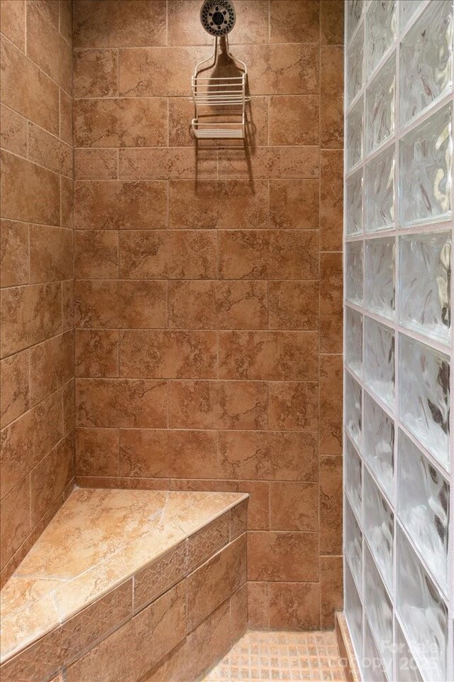 452 Kyfields, Weaverville, NC 28787 - bathroom with a tile shower