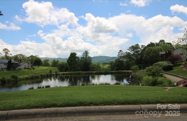 452 Kyfields, Weaverville, NC 28787 - water view featuring a mountain backdrop