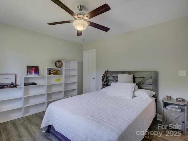 1454 King Rd, York, SC 29745 - bedroom featuring wood finished floors and ceiling fan