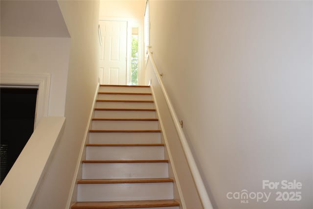 view of stairs