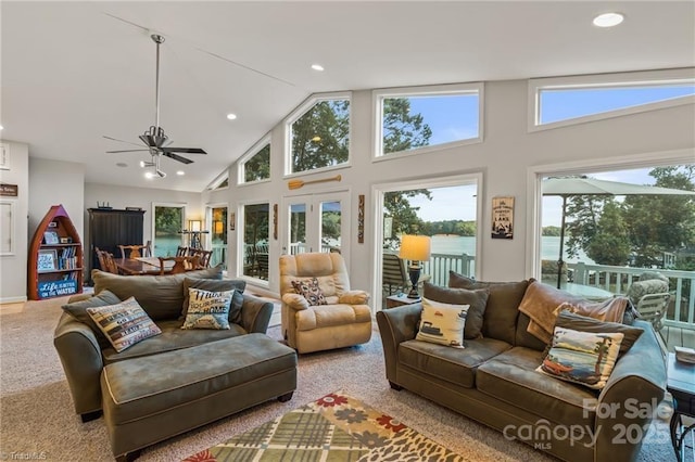 592 Shoreline Rd, New London, NC 28127 - sunroom with lofted ceiling