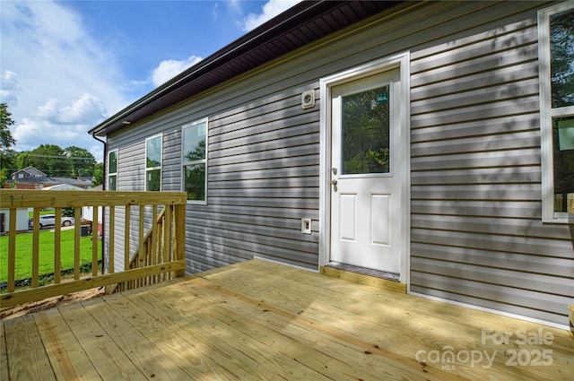 2706 Lyla Ave, Concord, NC 28027 - view of wooden deck