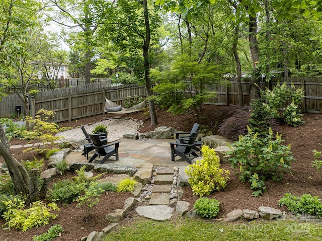 118 Macon Ave, Asheville, NC 28801 - fenced backyard featuring a patio area