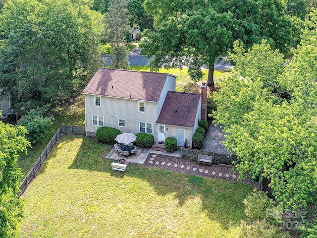 2315 Lawton Bluff Rd, Charlotte, NC 28226 - aerial view of property and surrounding area