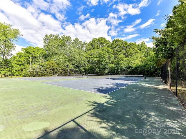 2315 Lawton Bluff Rd, Charlotte, NC 28226 - view of tennis court with community basketball court