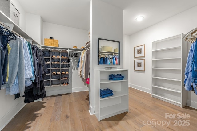 1445 Cherry Laurel Dr, Waxhaw, NC 28173 - walk in closet with wood finished floors
