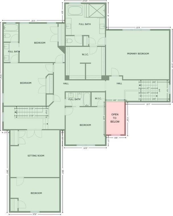 1445 Cherry Laurel Dr, Waxhaw, NC 28173 - view of room layout