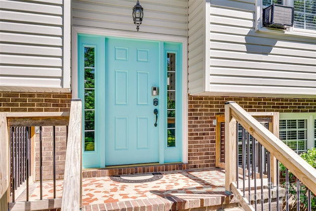 679 Fairforest Rd, Chester, SC 29706 - property entrance featuring cooling unit and brick siding