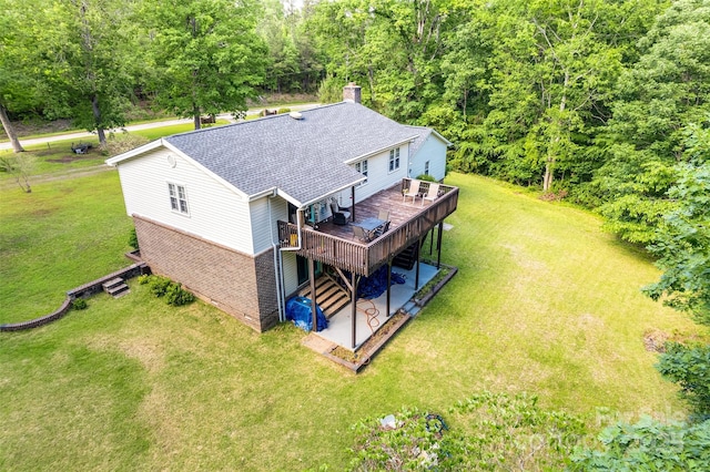 679 Fairforest Rd, Chester, SC 29706 - aerial view featuring a wooded view