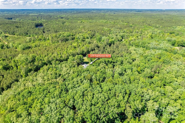 679 Fairforest Rd, Chester, SC 29706 - birds eye view of property with a view of trees