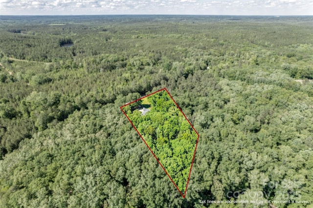 679 Fairforest Rd, Chester, SC 29706 - aerial view with a wooded view