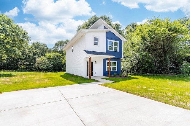 413 Jose St, Shelby, NC 28150 - modern farmhouse with a front yard