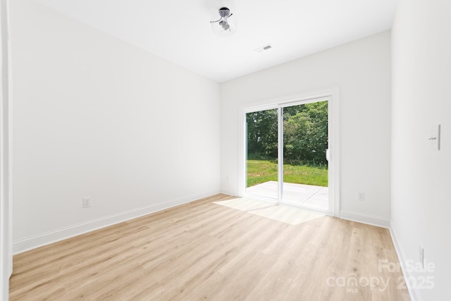413 Jose St, Shelby, NC 28150 - spare room with light wood-type flooring and baseboards