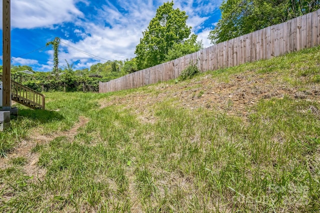 274 Old Bristol Rd, Boone, NC 28607 - view of yard with fence and stairs