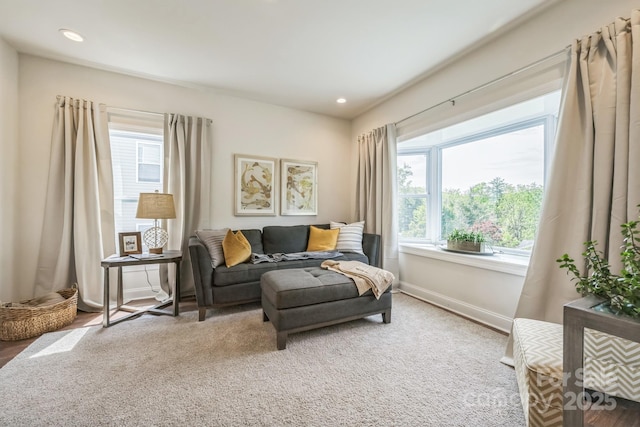 274 Old Bristol Rd, Boone, NC 28607 - living area featuring baseboards and recessed lighting
