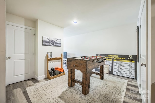 274 Old Bristol Rd, Boone, NC 28607 - rec room with wood finished floors and baseboards