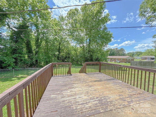 1464 19th Ave NE, Hickory, NC 28601 - view of wooden terrace