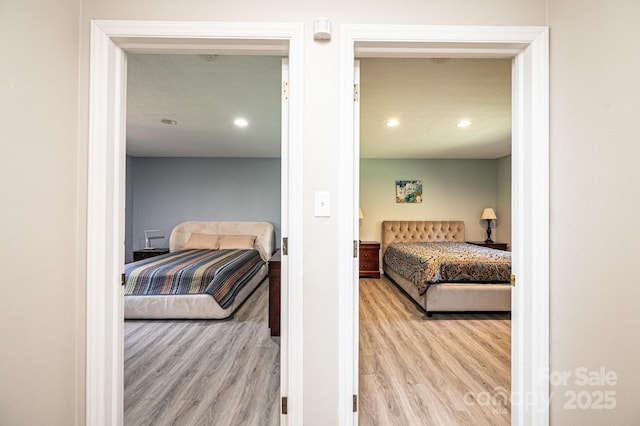 3520 4th Street Blvd NW, Hickory, NC 28601 - bedroom with wood finished floors and recessed lighting