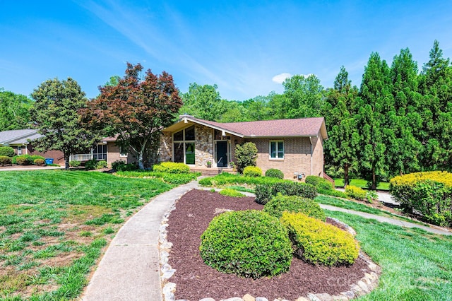 3520 4th Street Blvd NW, Hickory, NC 28601 - view of front of home featuring a front lawn and brick siding