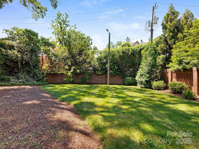 view of yard